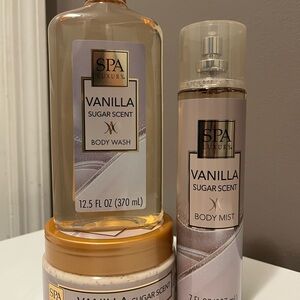 Vanilla Sugar Scent Body Wash and Mist Set